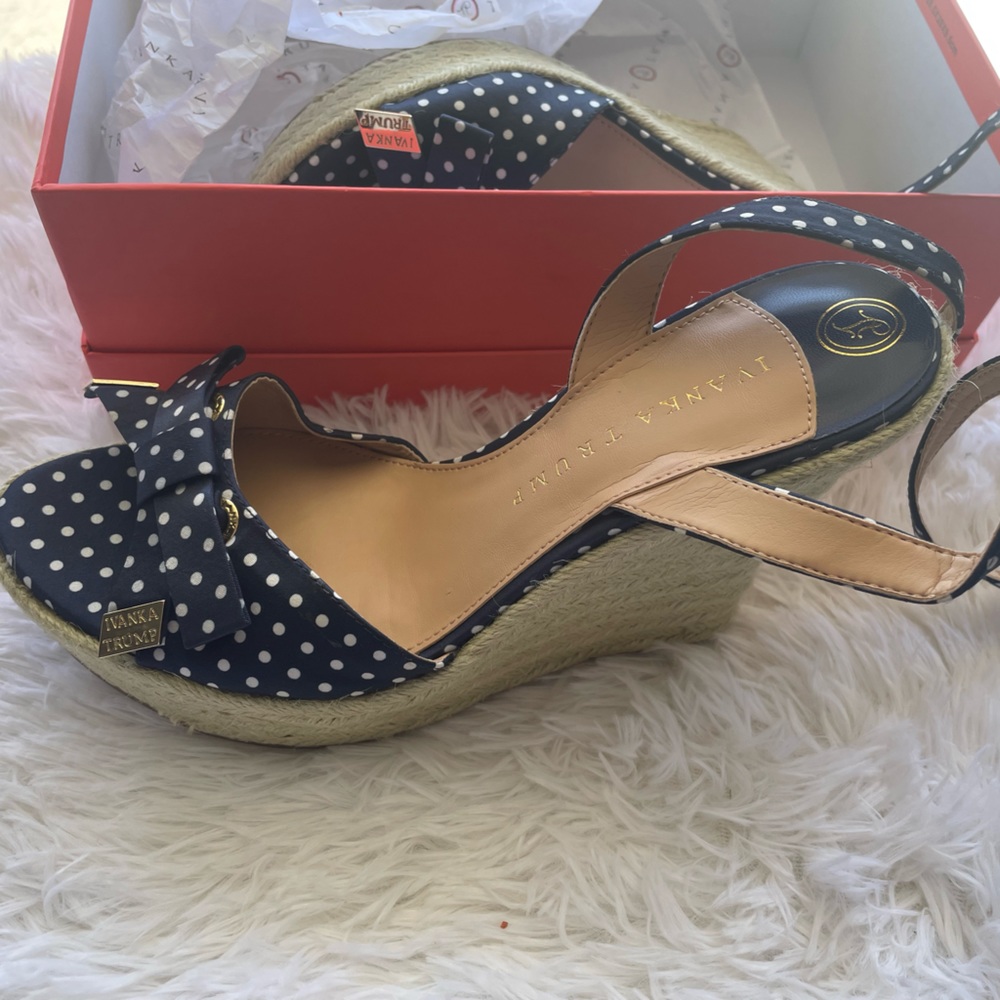 Ivanka Trump Espadrille wedges